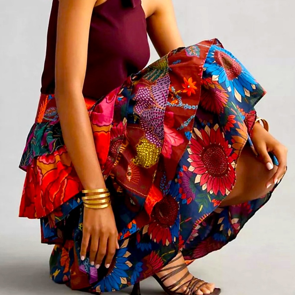 FARM Rio Tiered Skirt